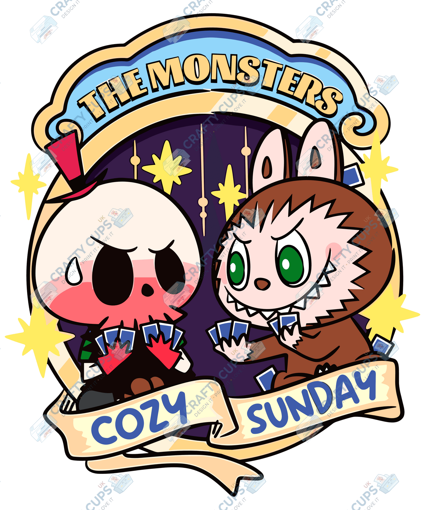 Chibi Monsters DTF Transfer – Cute Anime Style (Part Four of Seven), Various Sizes & Designs
