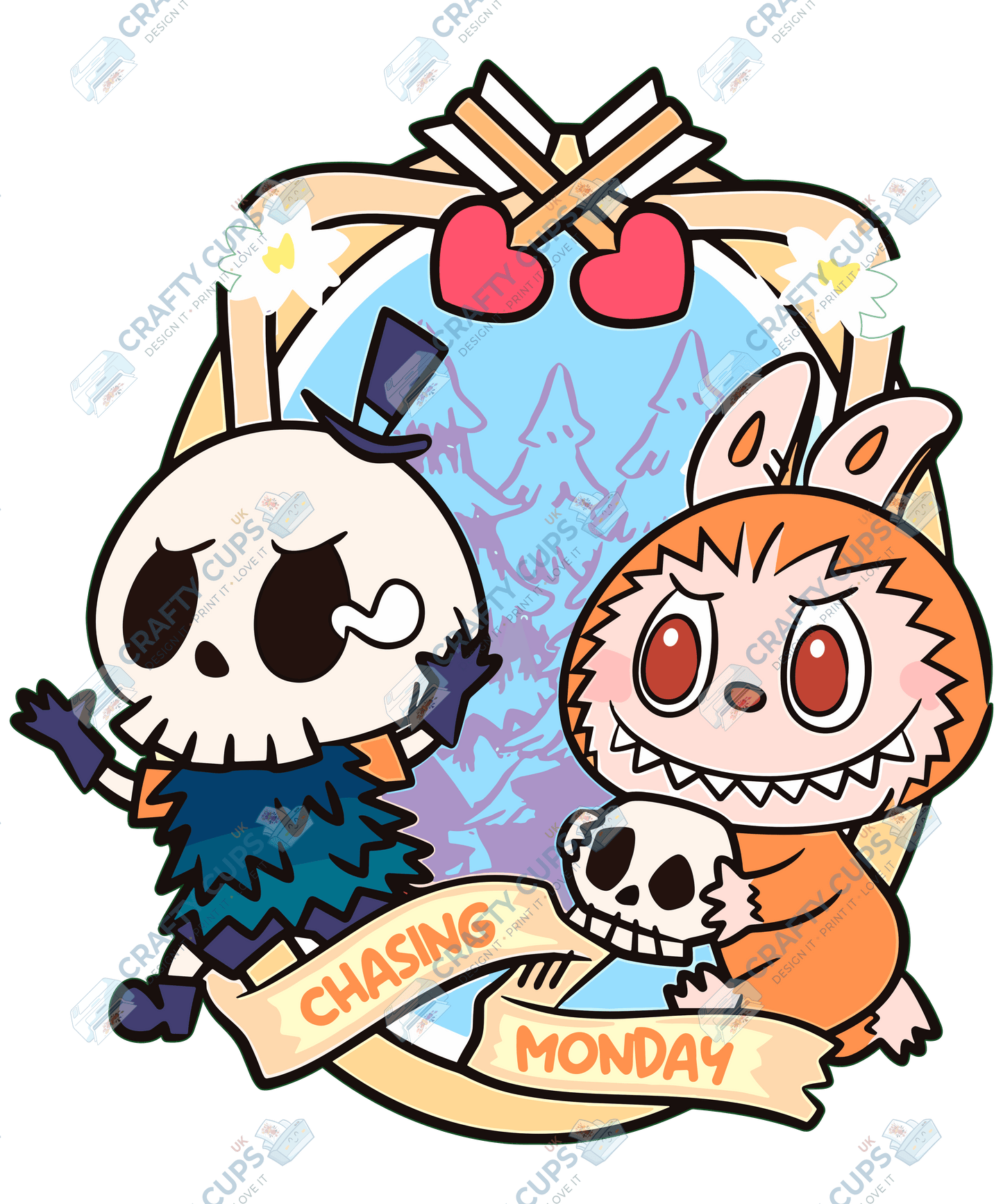 Chibi Monsters DTF Transfer – Cute Anime Style (Part Three of Seven), Various Sizes & Designs