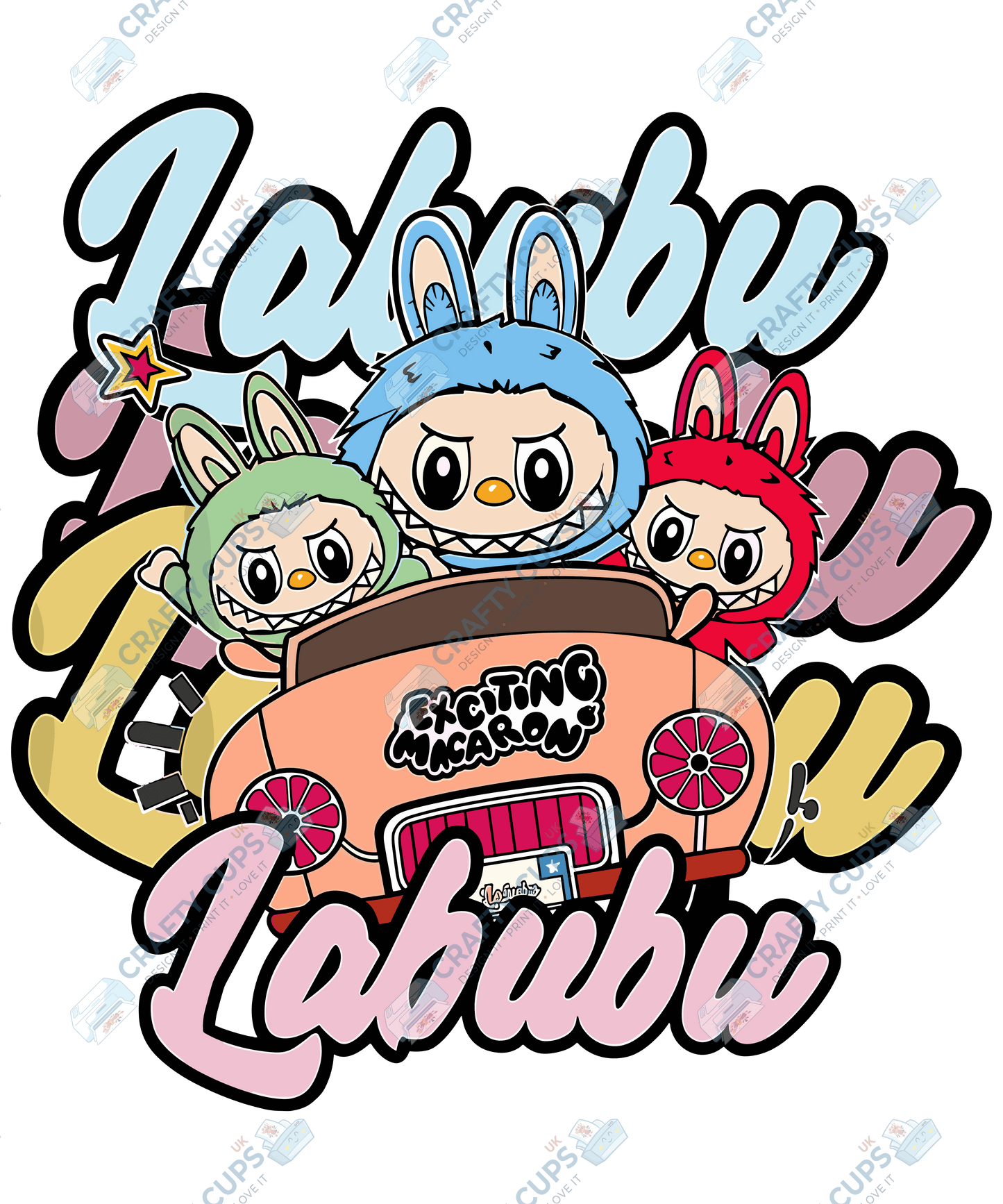 Chibi Monsters DTF Transfer – Cute Anime Style (Part Five of Seven), Various Sizes & Designs