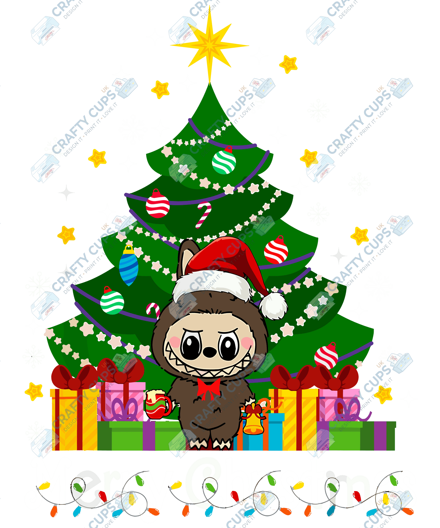 Chibi Monster Christmas DTF Transfer – Cute Festive Design, Various Sizes & Designs, Heat Press Ready