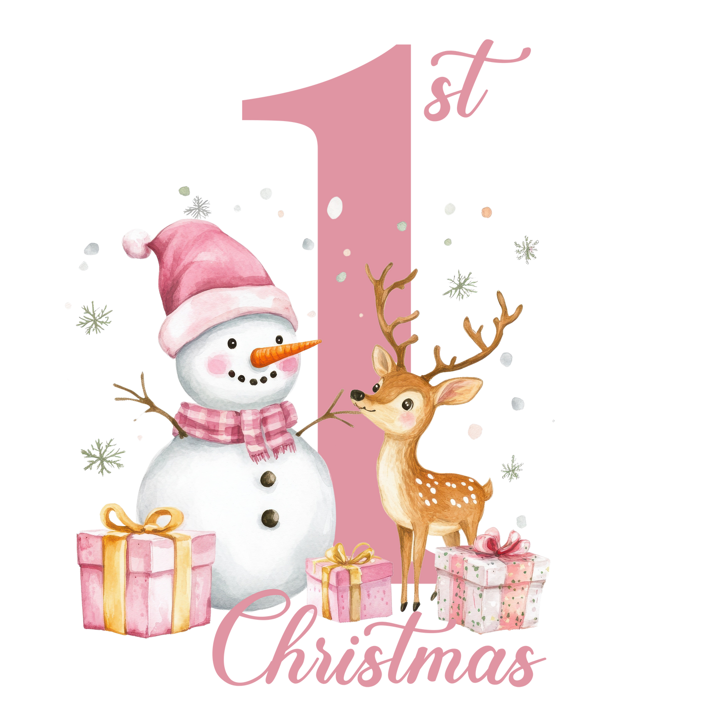 My First Christmas 9 Inch DTF