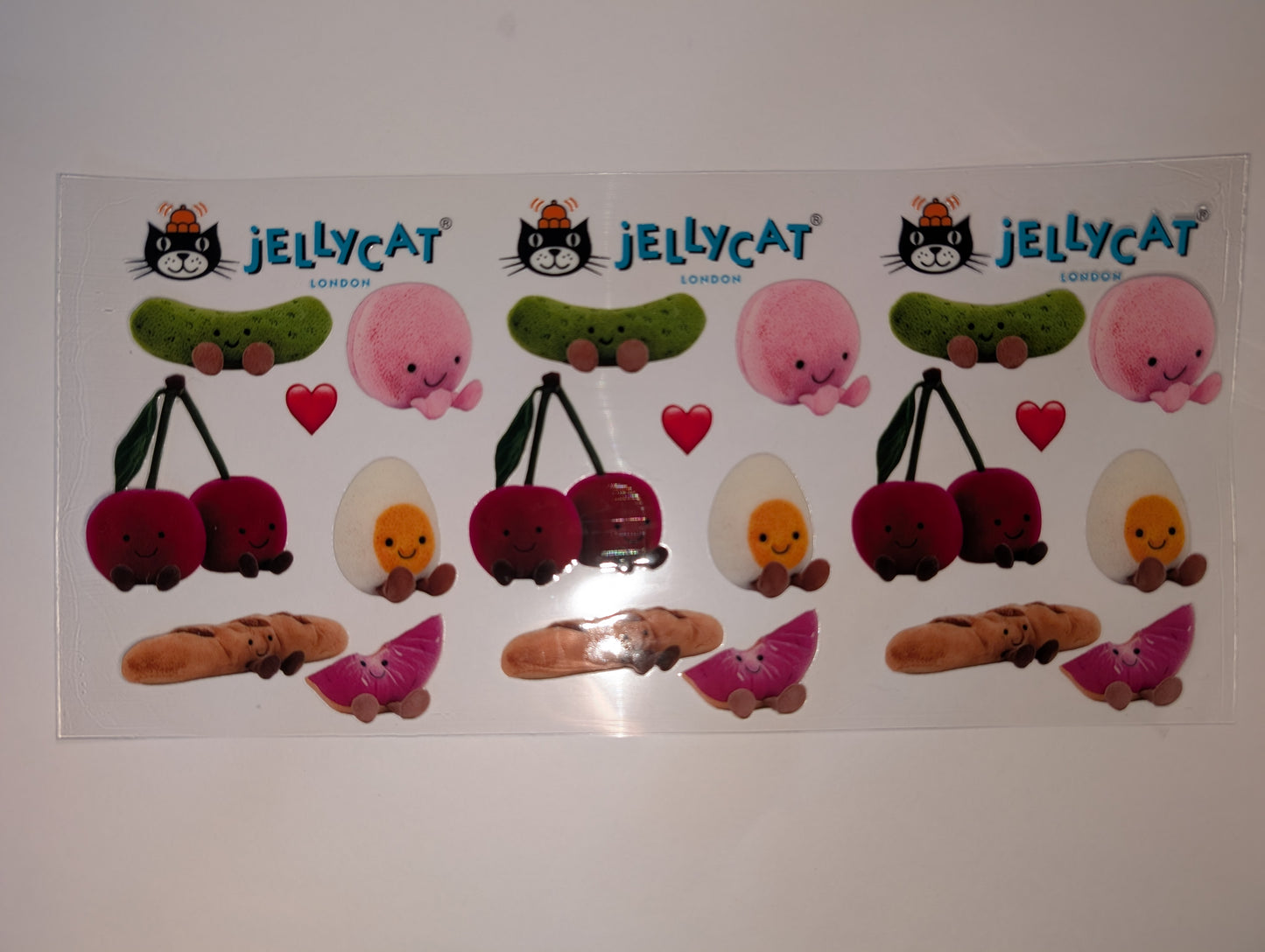16oz UVDTF Tumbler Wraps – London-Inspired Jelly Cat Designs (Various Styles)