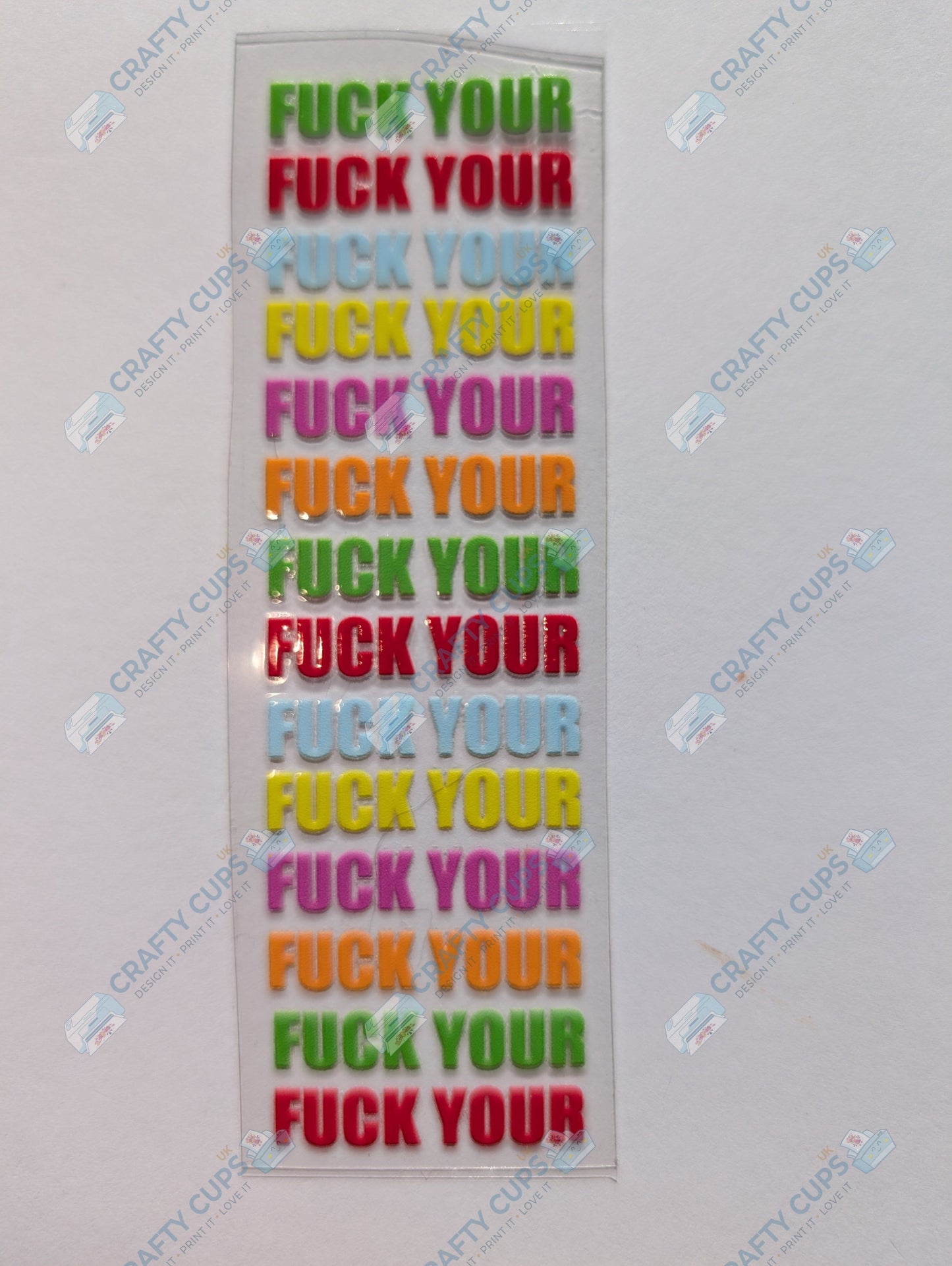 Adult 18+ UVDTF Pen/Bookmark Wrap