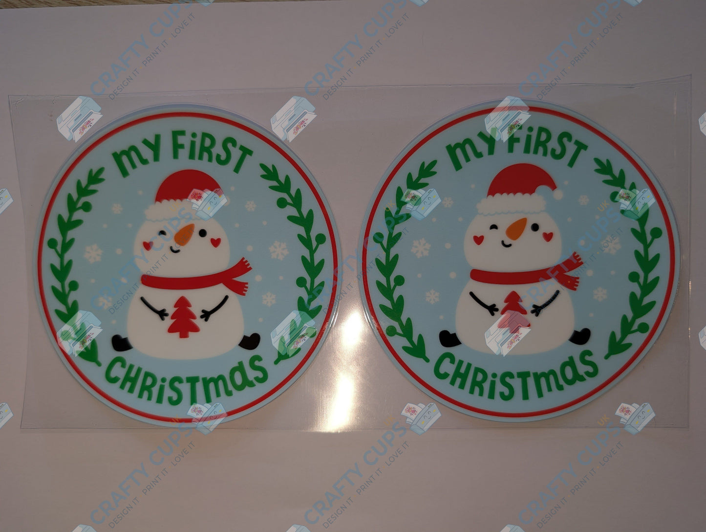 Christmas 16oz UVDTF Wraps