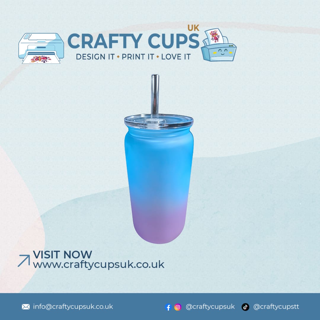 16oz Blank Acrylic Tumbler With Straw