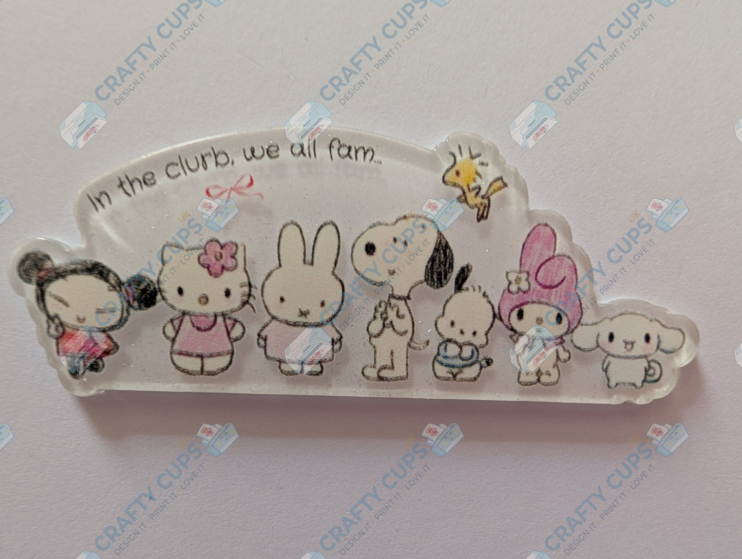 Cartoon Acrylic Charms