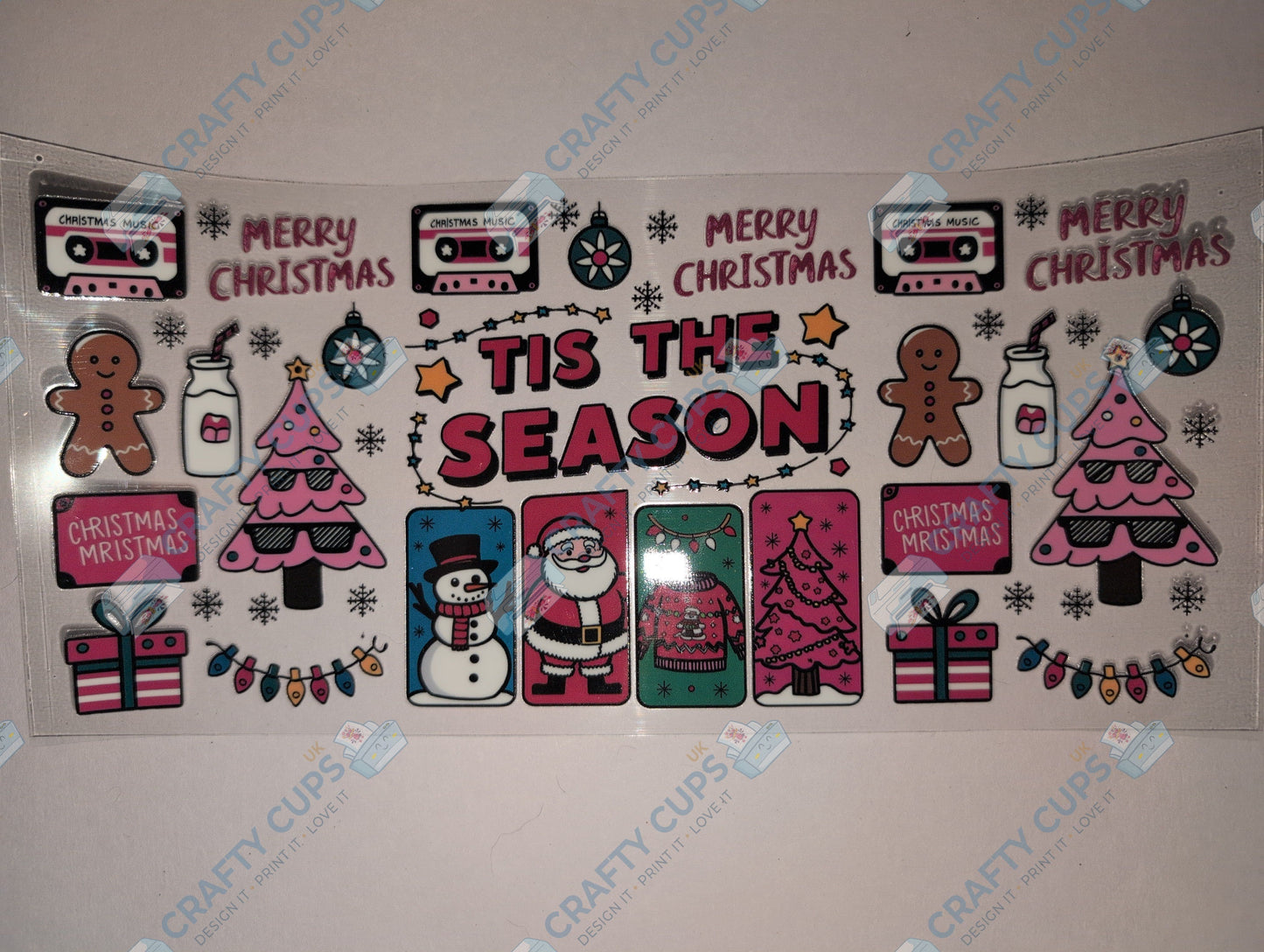 Christmas 16oz UVDTF Wraps