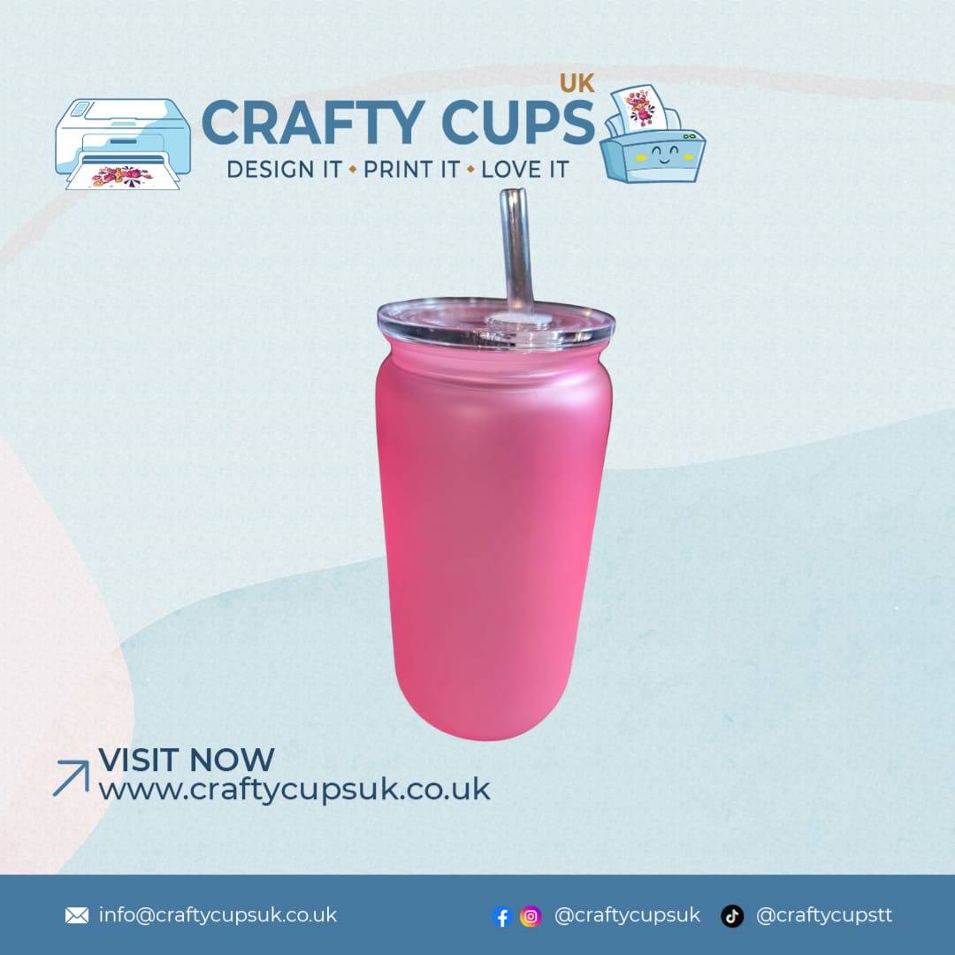 16oz Blank Acrylic Tumbler With Straw
