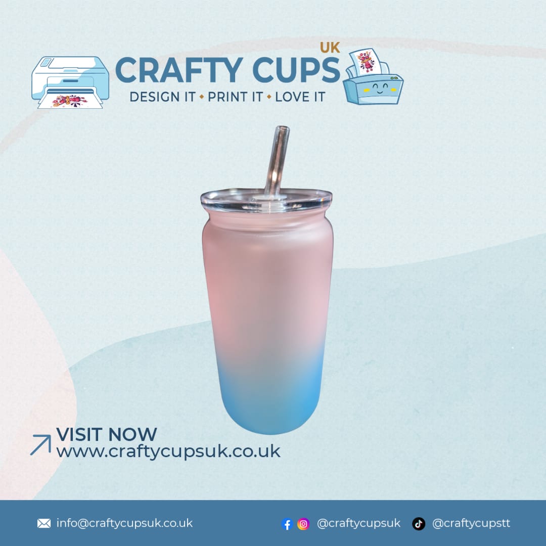 16oz Blank Acrylic Tumbler With Straw