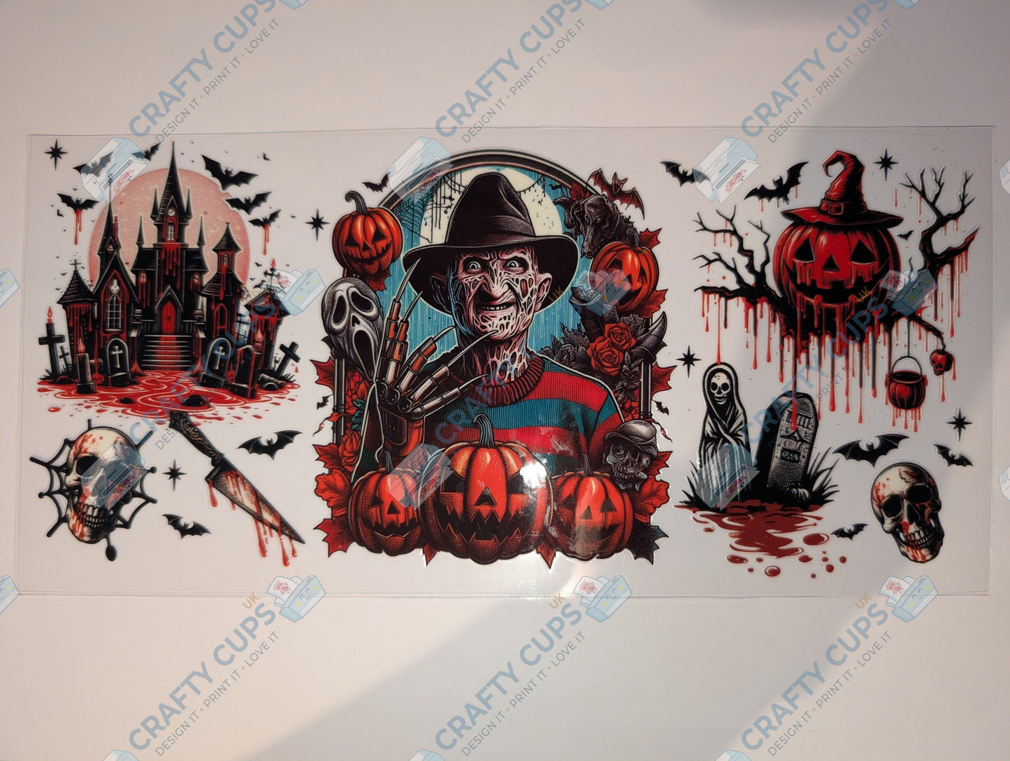 Horror & Halloween 16oz UVDTF Wraps
