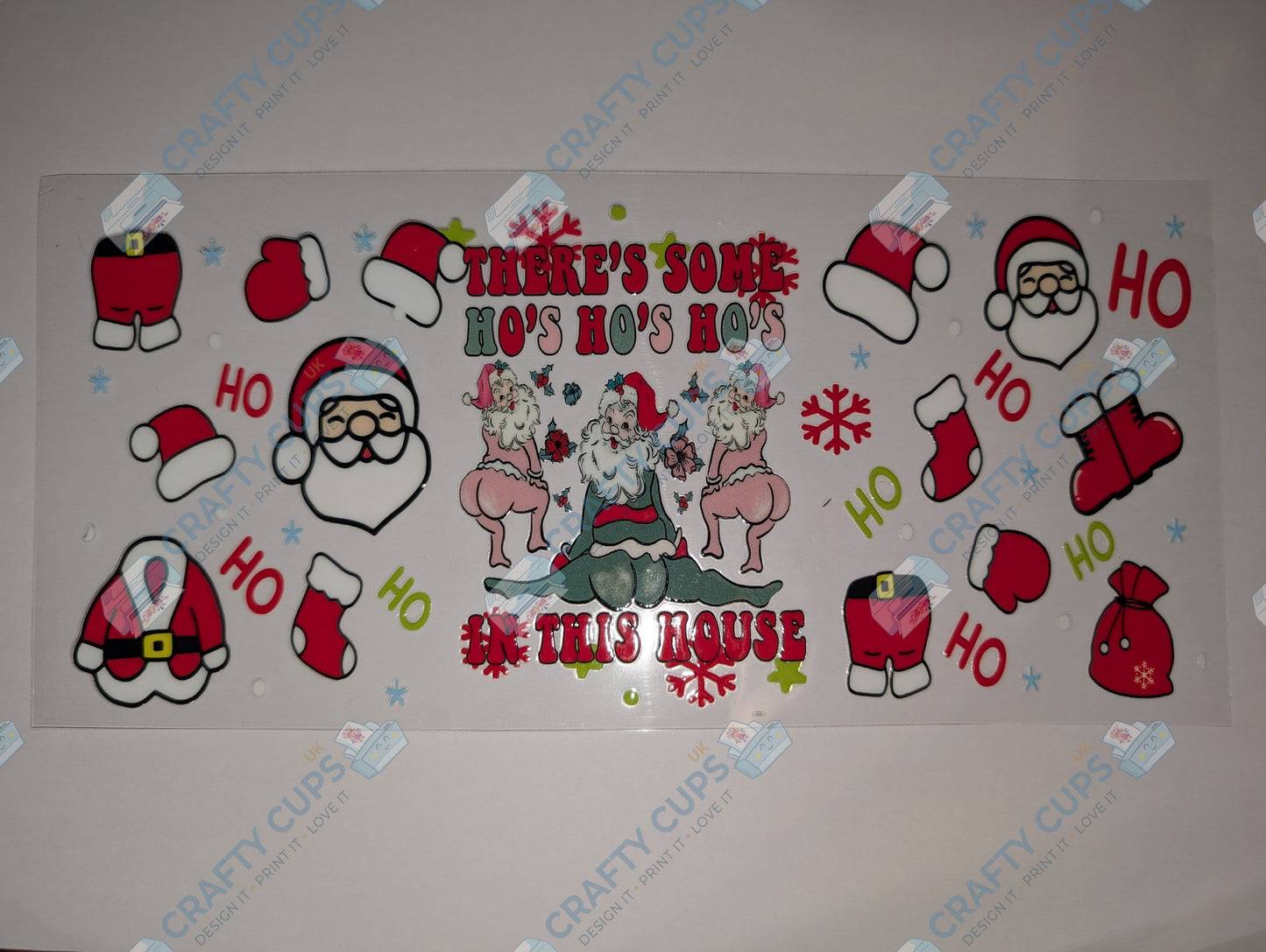 18+ Adult Christmas 16oz UVDTF