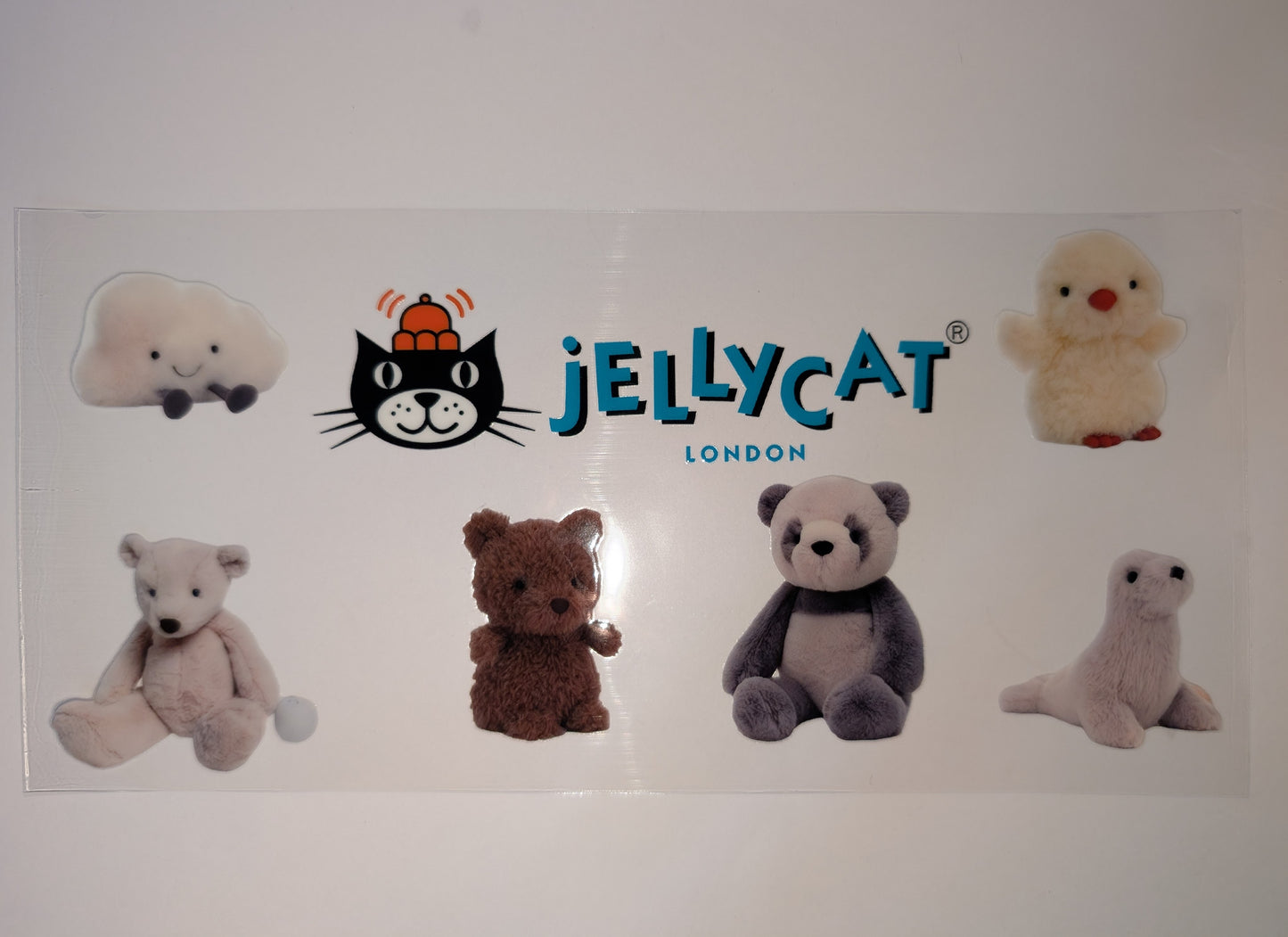 16oz UVDTF Tumbler Wraps – London-Inspired Jelly Cat Designs (Various Styles)