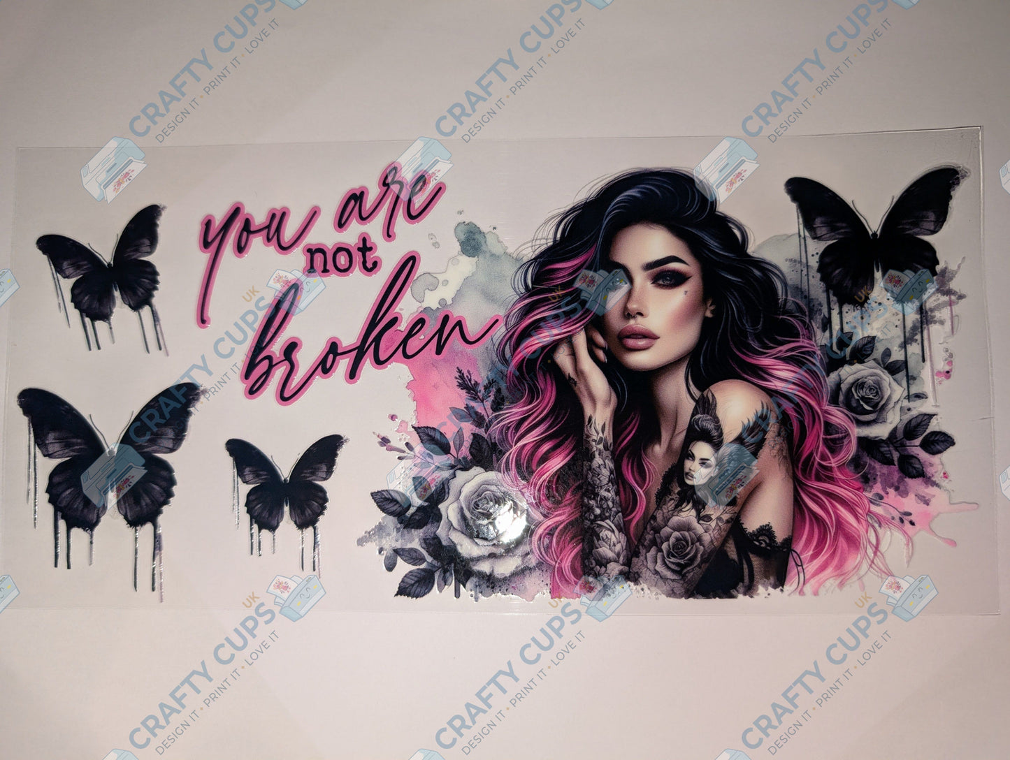 Mental Health Awareness 16oz UVDTF Wraps