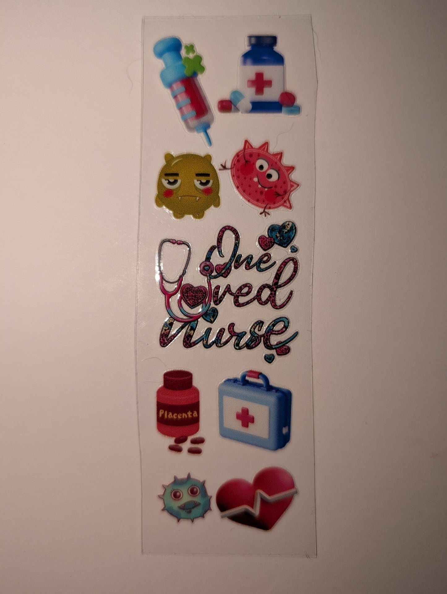 Nurse UVDTF Pen Wrap