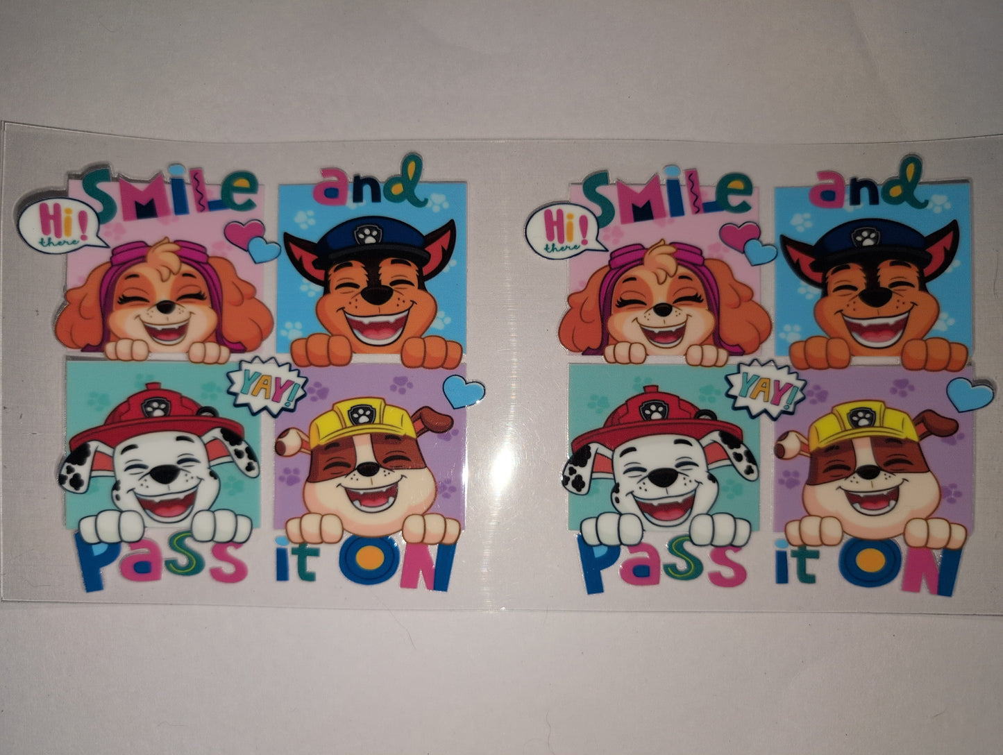 Paw Patrol 16oz UVDTF Wraps