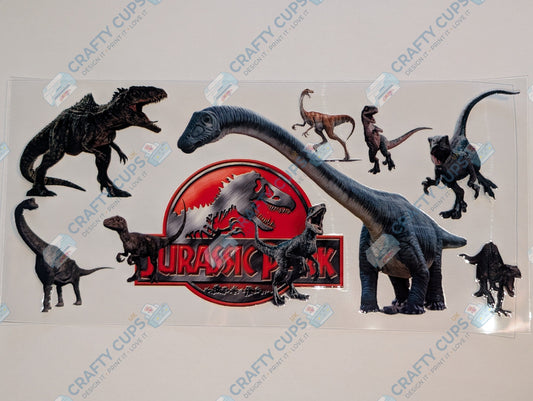 Jurassic World/Park 16oz UVDTF Wrap