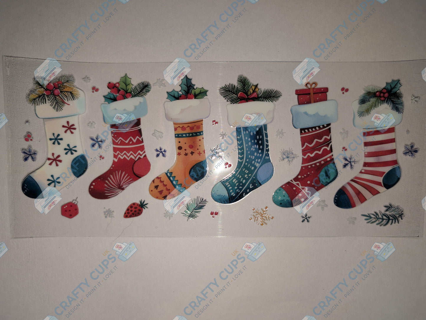 Christmas 16oz UVDTF Wraps