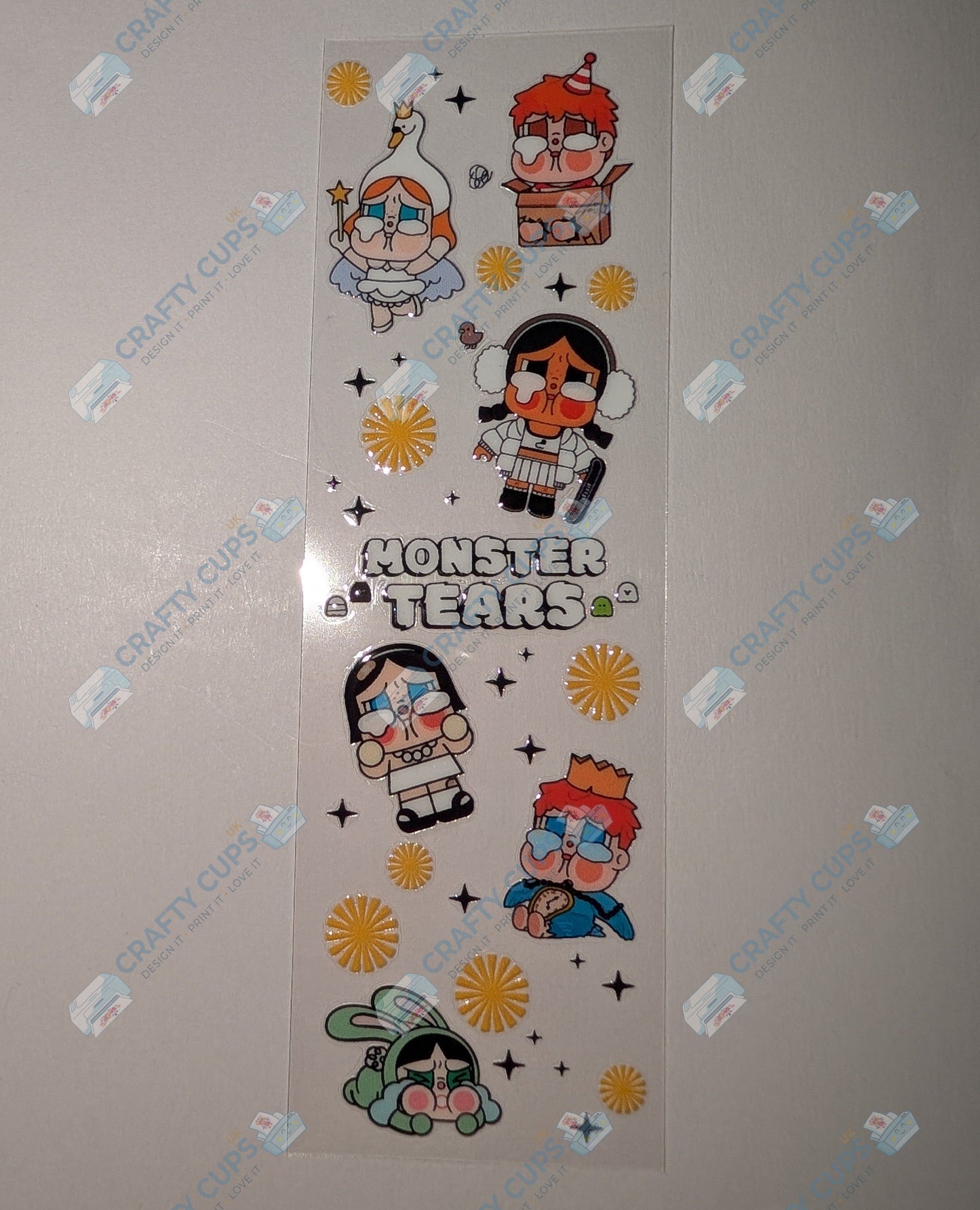 Crybaby Pen & Bookmark UVDTF Wraps – Multiple Designs | Peel & Stick UV Transfers