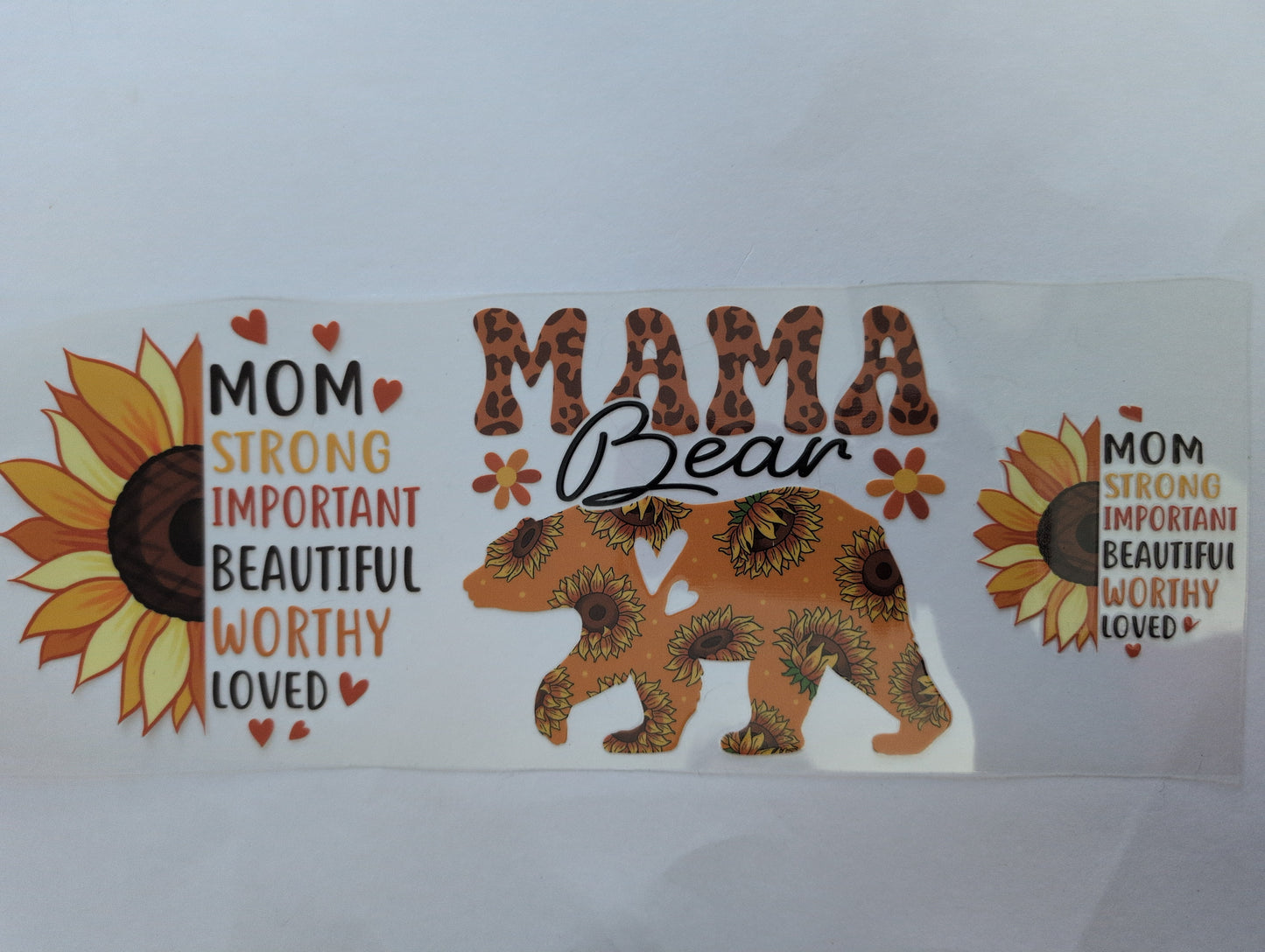 Mother's Day 16oz UVDTF Wraps With Lid