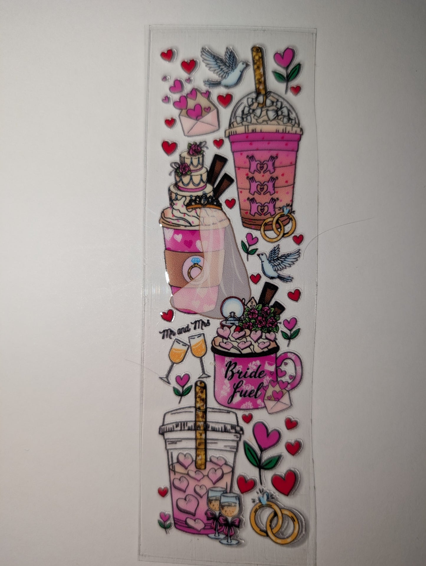 New Bride UVDTF Pen Wrap