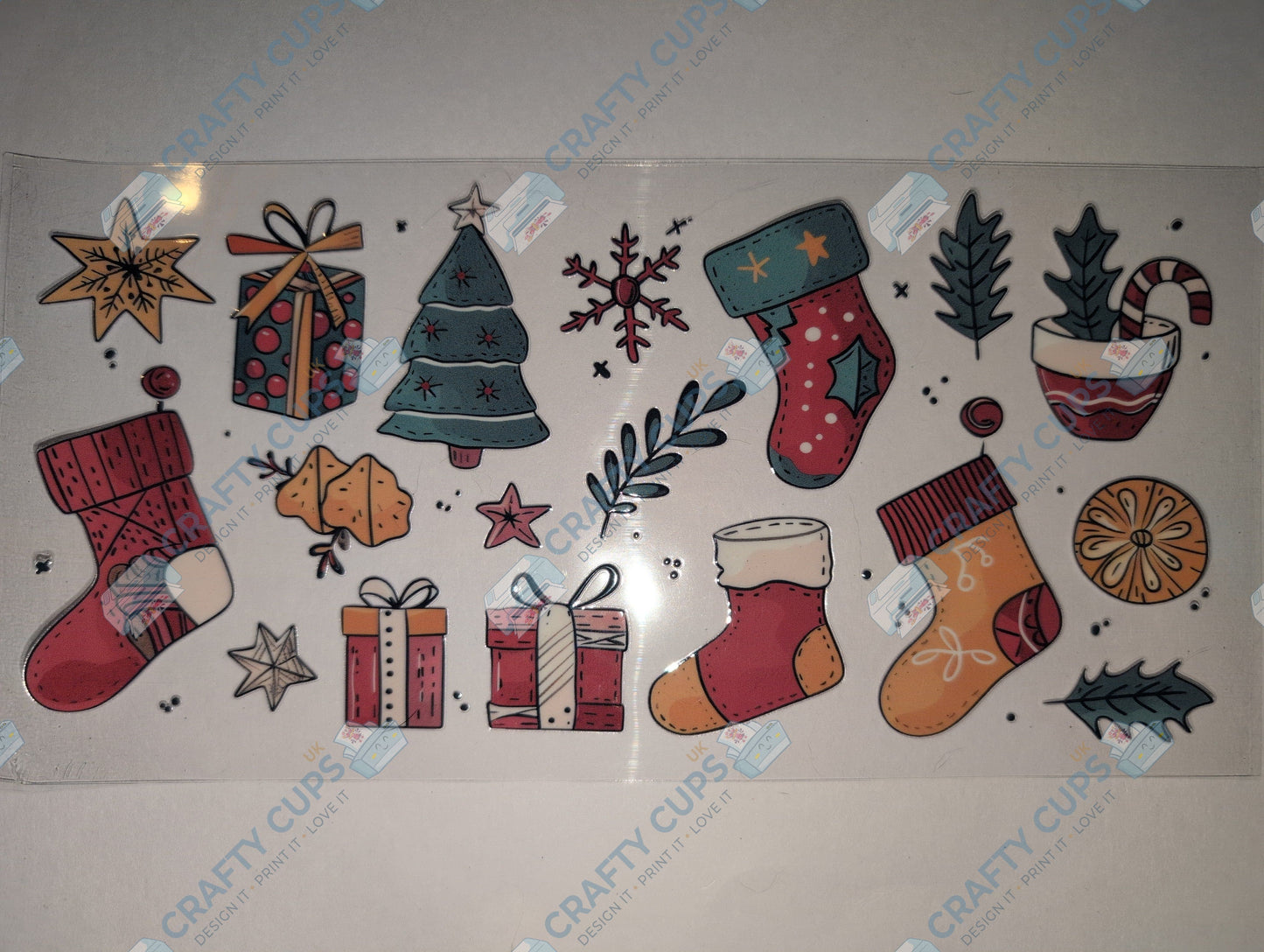 Christmas 16oz UVDTF Wraps