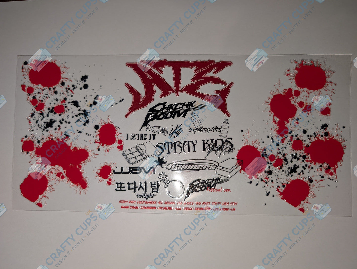 Music 16oz UVDTF Wraps