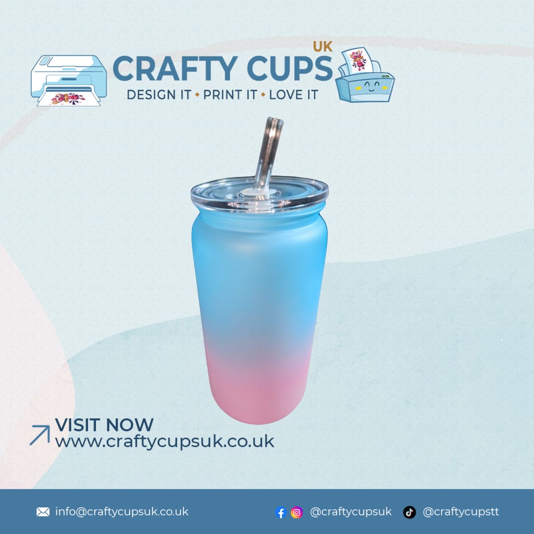 16oz Blank Acrylic Tumbler With Straw