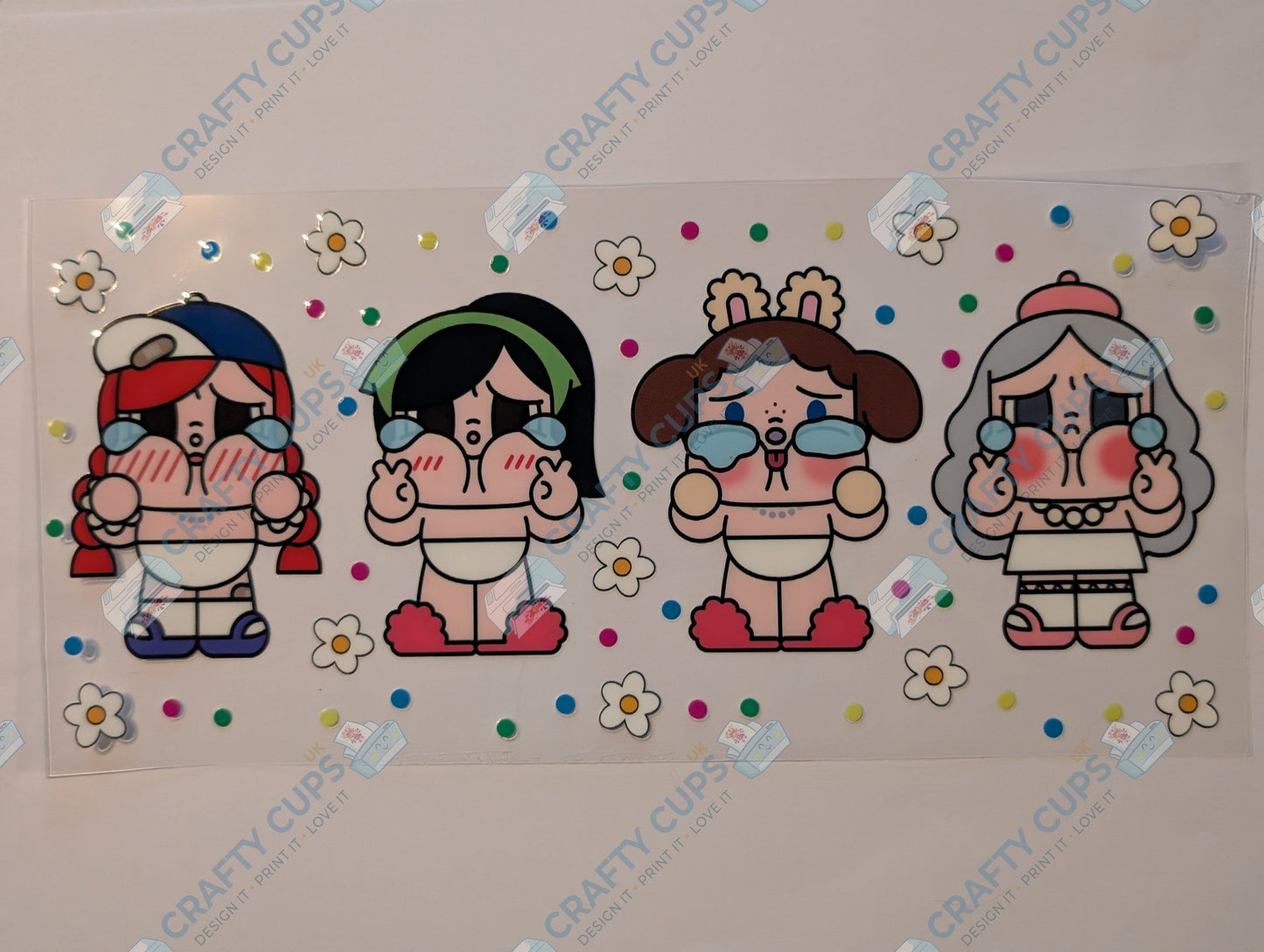 16oz Crybaby UVDTF Wraps - Design - Customizable for Tumblers