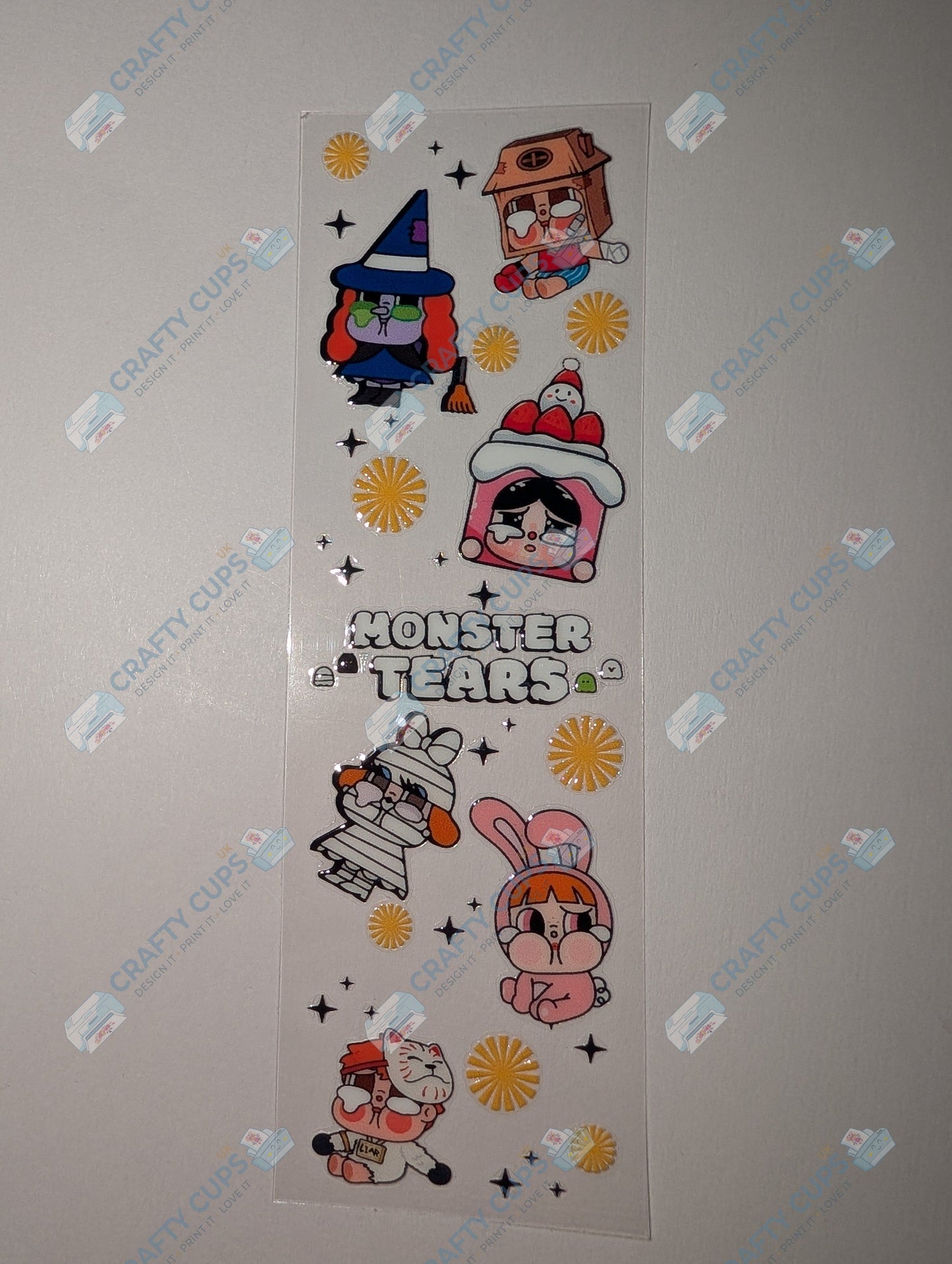 Crybaby Pen & Bookmark UVDTF Wraps – Multiple Designs | Peel & Stick UV Transfers
