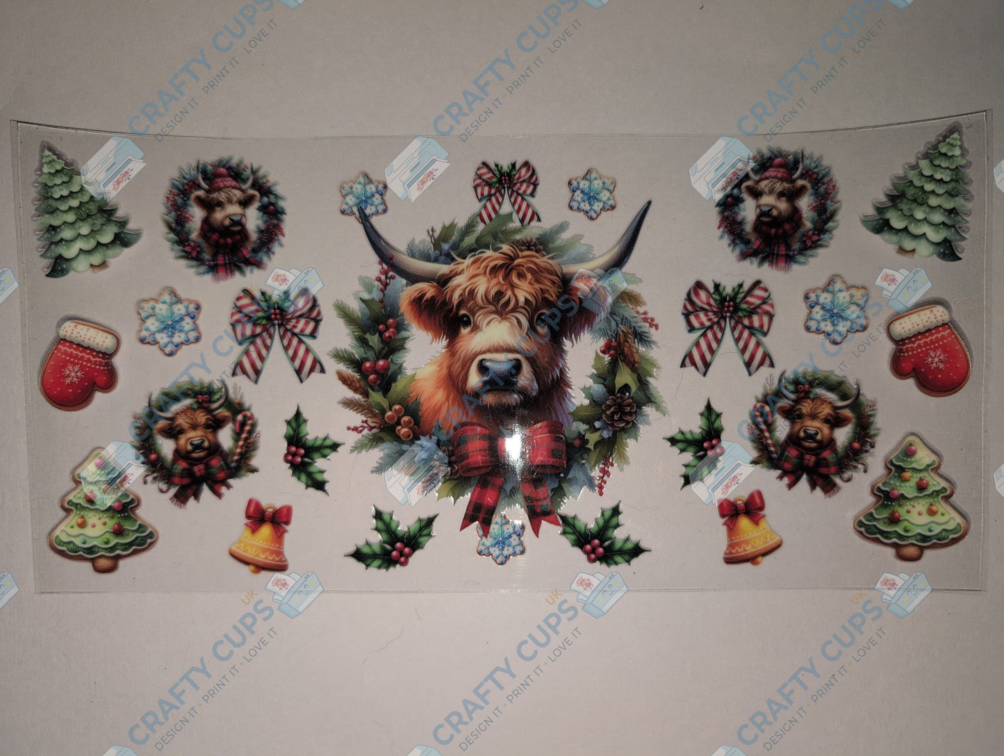 Christmas 16oz UVDTF Wraps