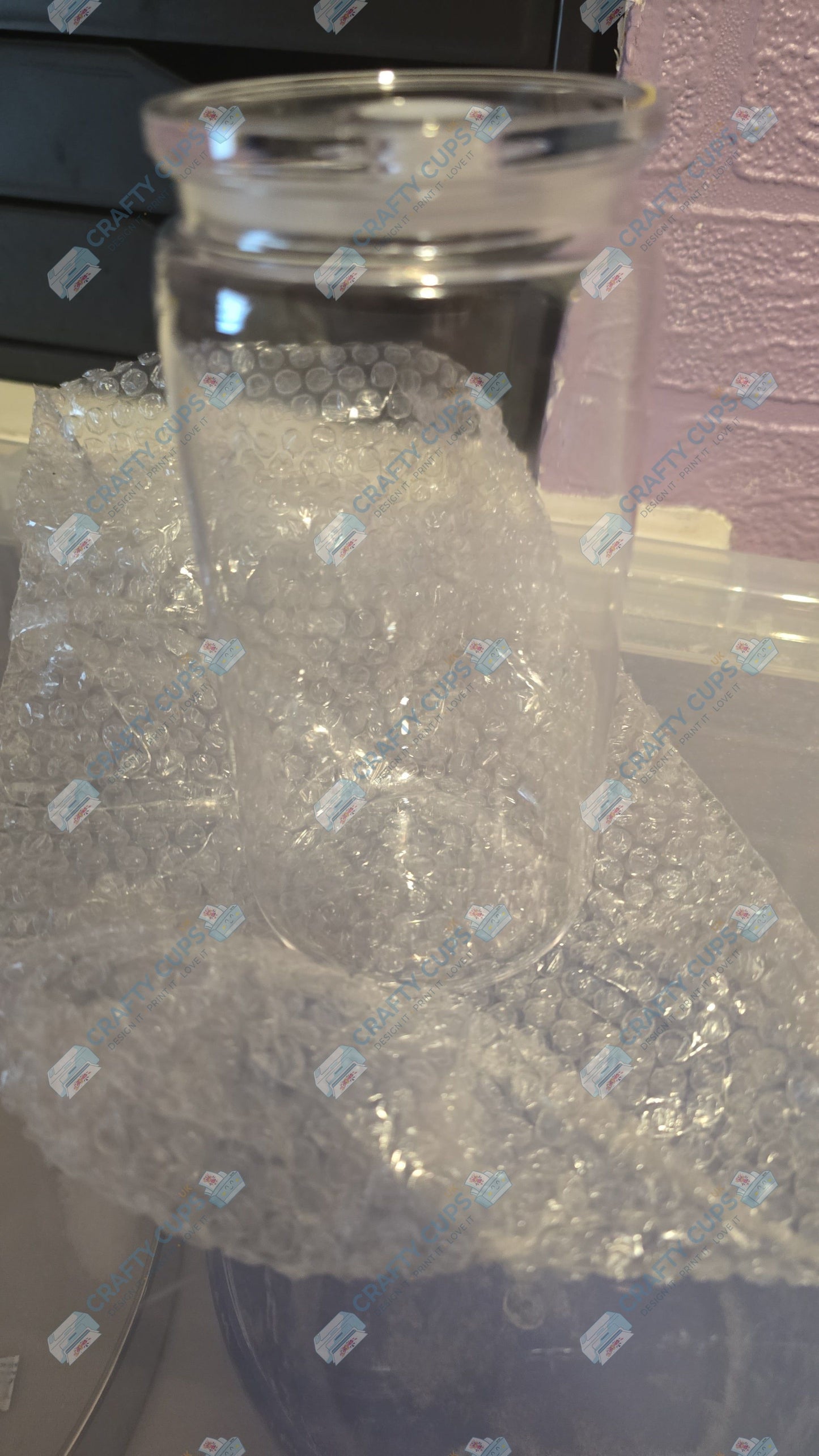 16oz Blank Acrylic Tumbler With Straw