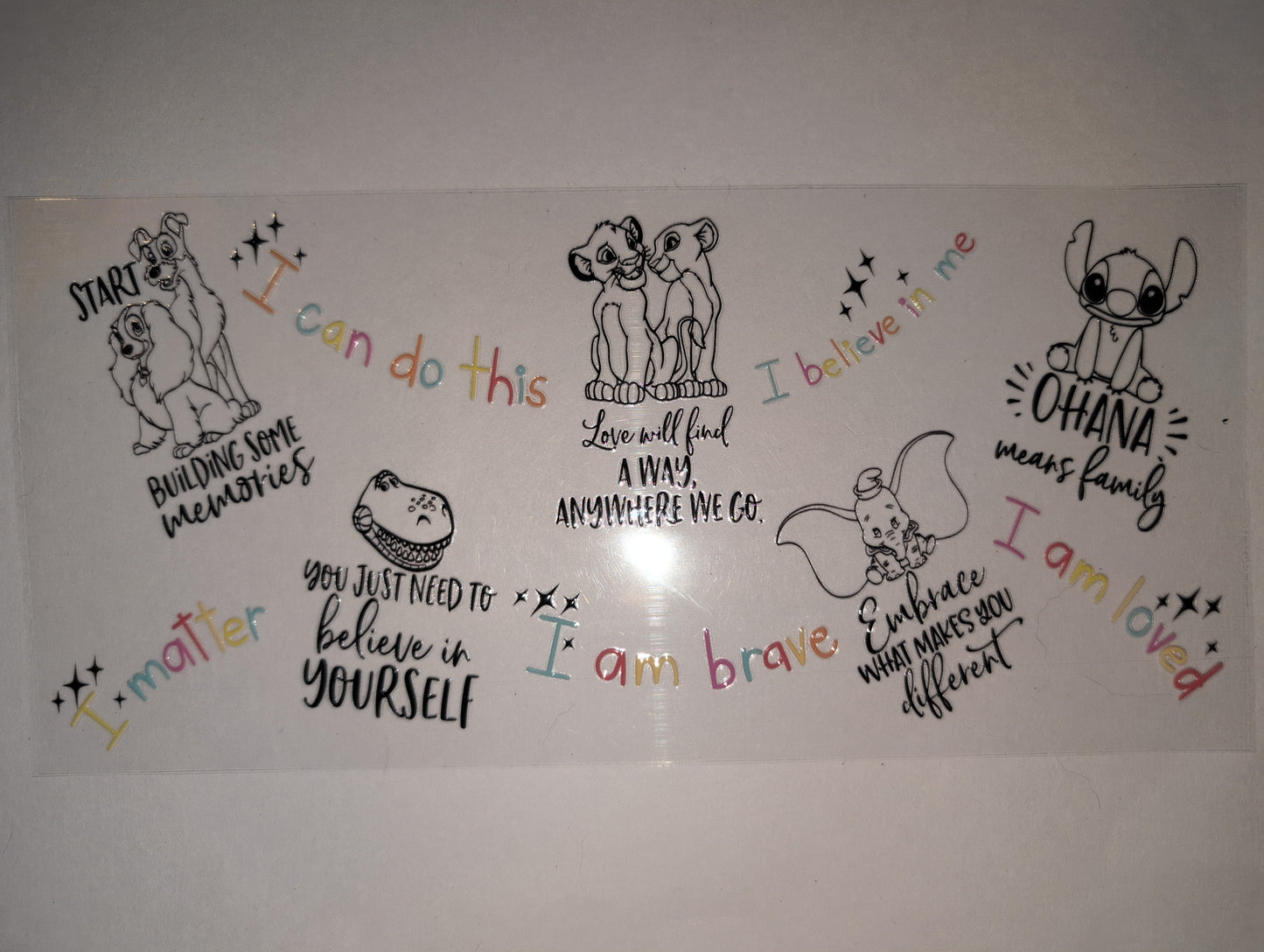 Mental Health Awareness 16oz UVDTF Wraps