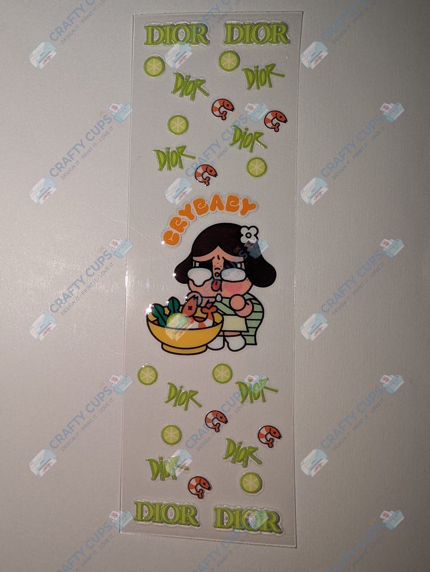 Crybaby Pen & Bookmark UVDTF Wraps – Multiple Designs | Peel & Stick UV Transfers