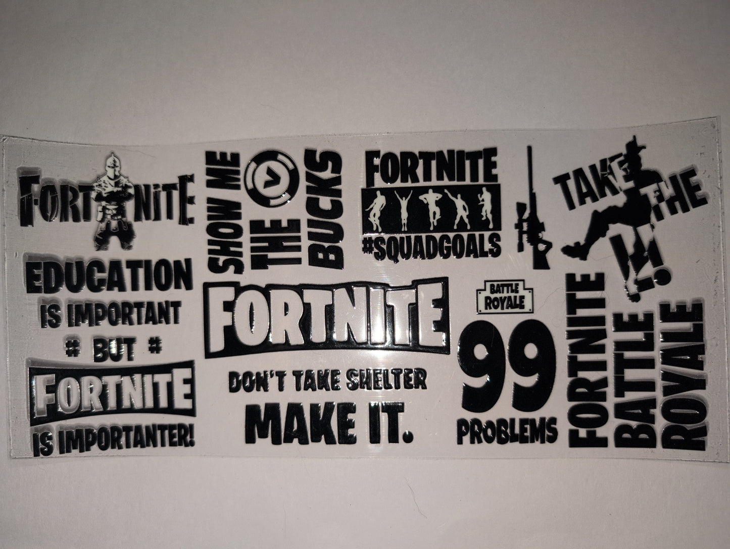 Gaming 16oz UVDTF Wraps