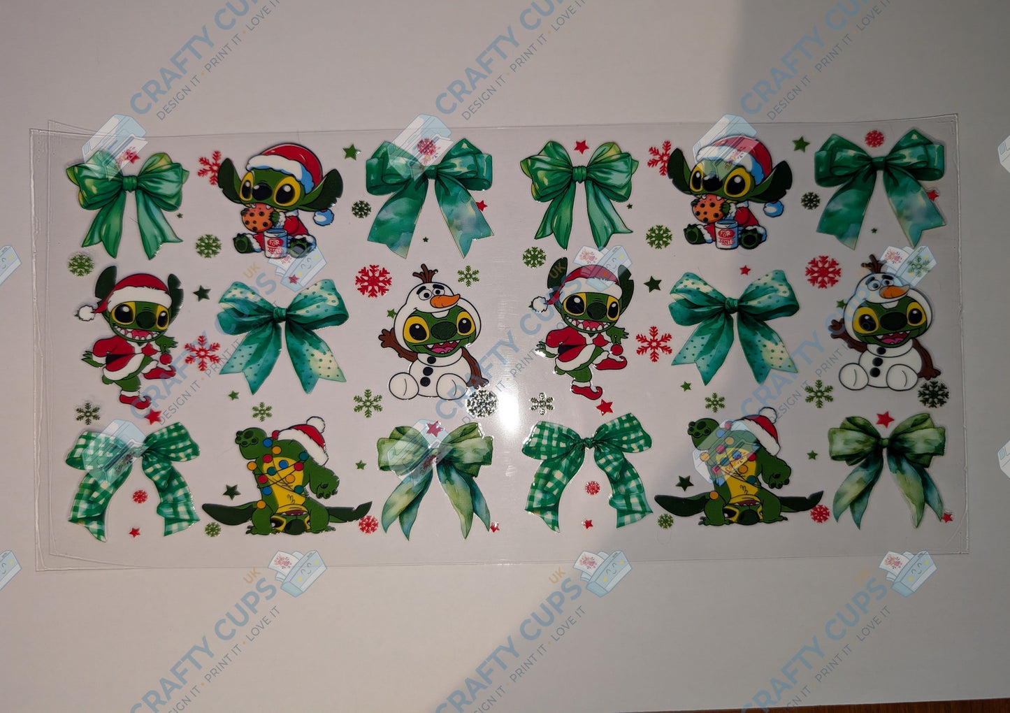 Christmas 16oz UVDTF Wrap #2