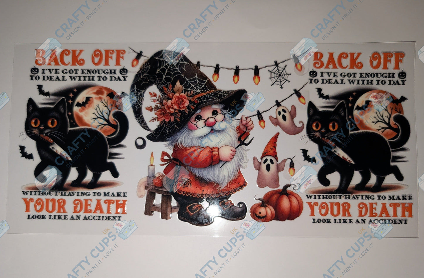 Horror & Halloween 16oz UVDTF Wraps