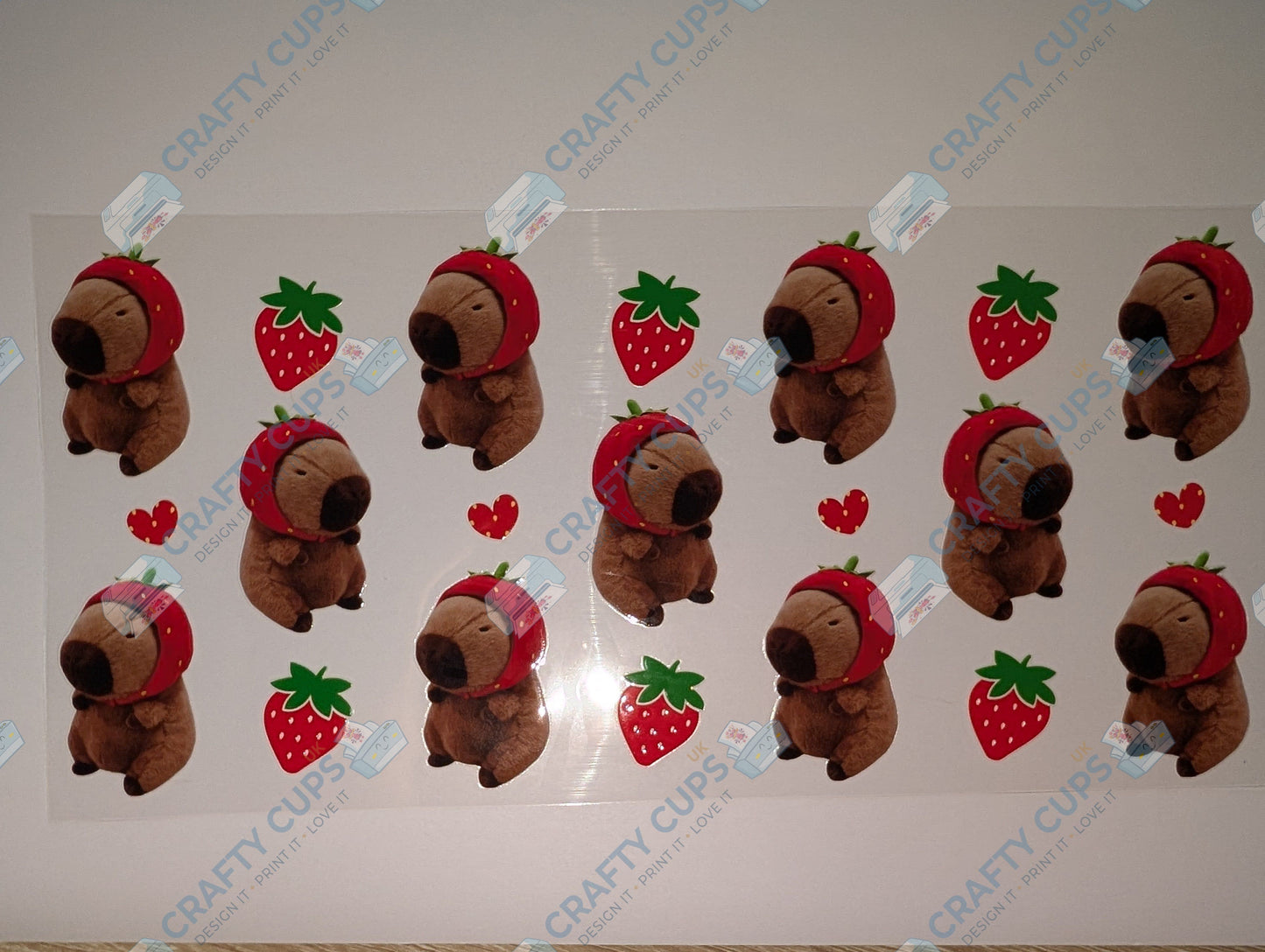 16oz UVDTF Tumbler Wraps – London-Inspired Jelly Cat Designs (Various Styles)