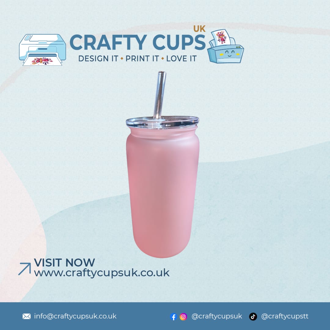 16oz Blank Acrylic Tumbler With Straw