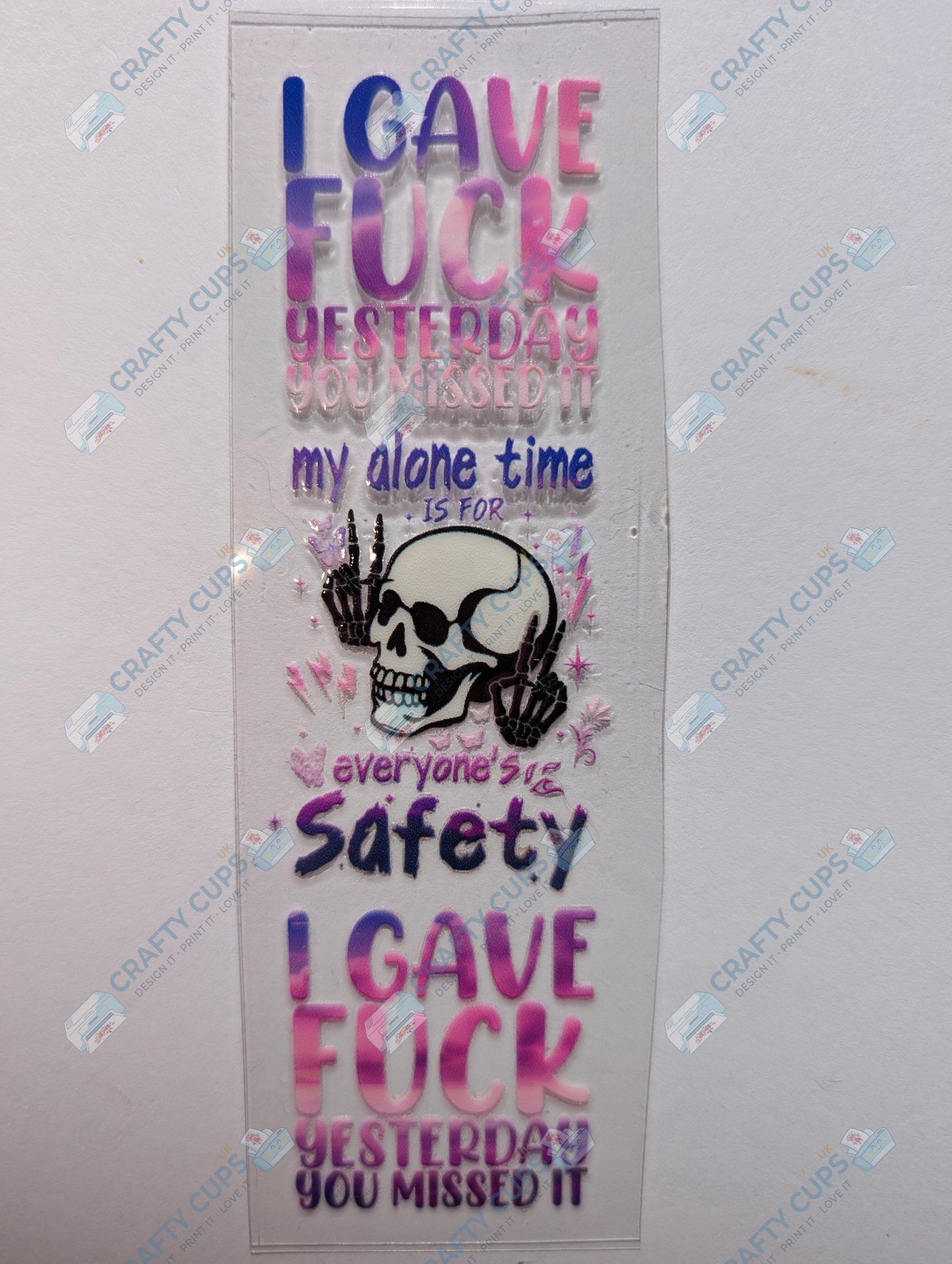 Adult 18+ UVDTF Pen/Bookmark Wrap
