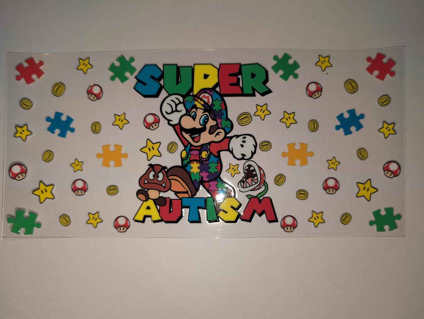 Autism Awareness 16oz UVDTF Wraps