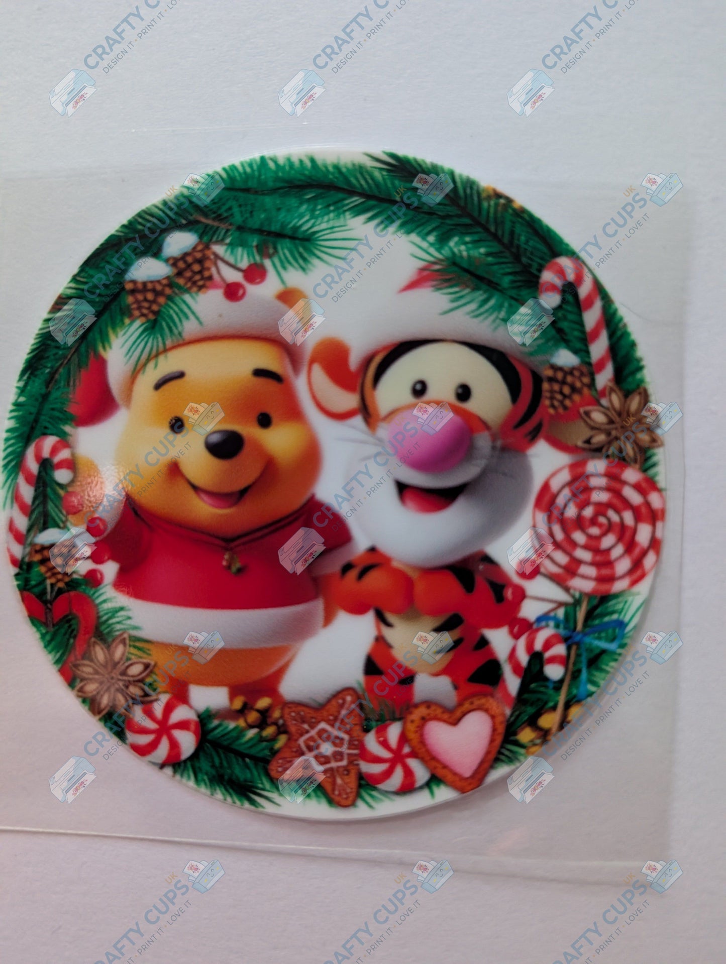Christmas UVDTF Lid/Bauble Wrap