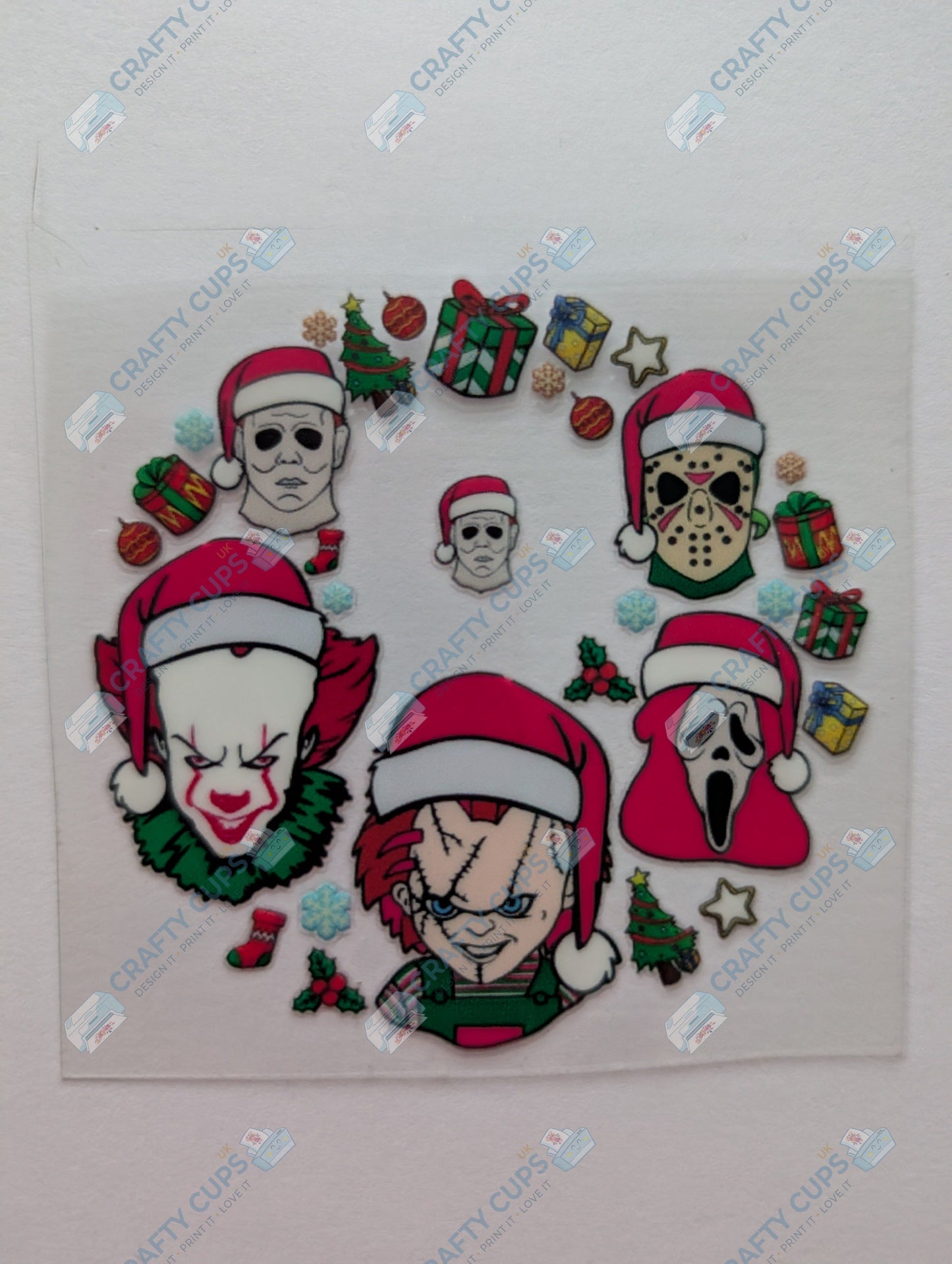 Christmas UVDTF Lid/Bauble Wrap