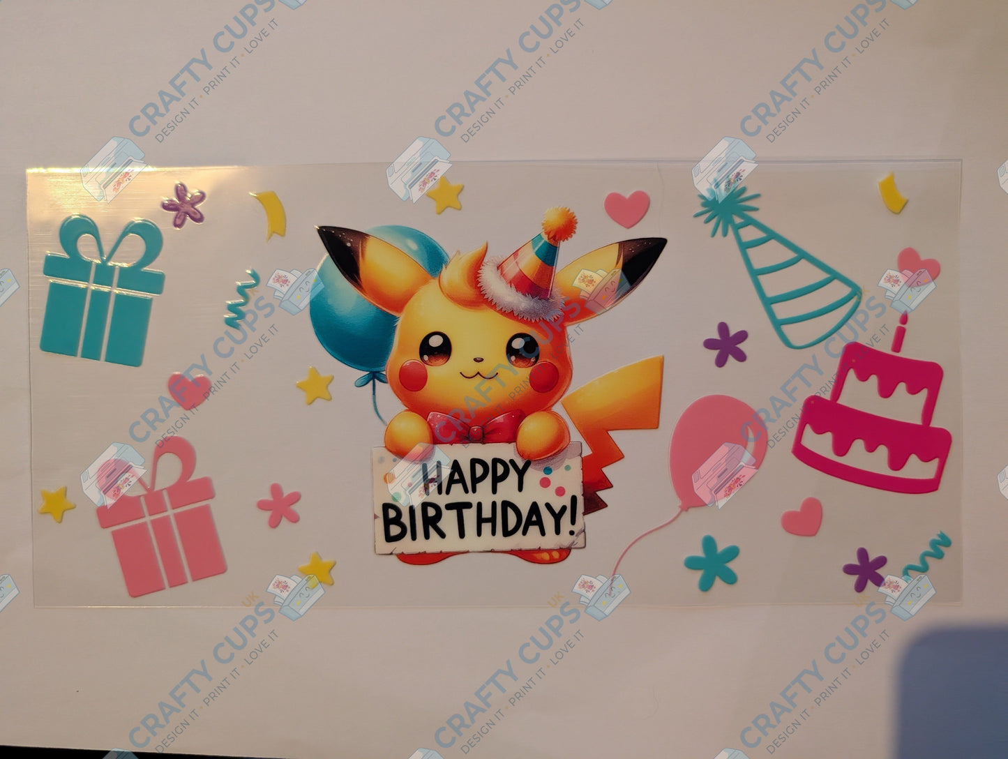 Celebration UVDTF 16oz Wrap