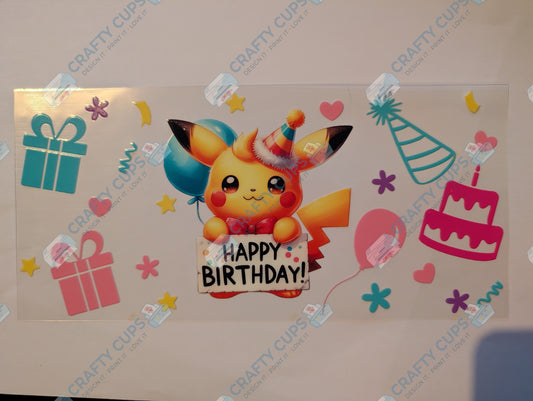 Celebration UVDTF 16oz Wrap