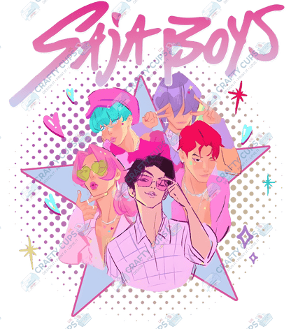 Demon Hunters DTF Transfer – Various Designs & Sizes, Heat Press Ready