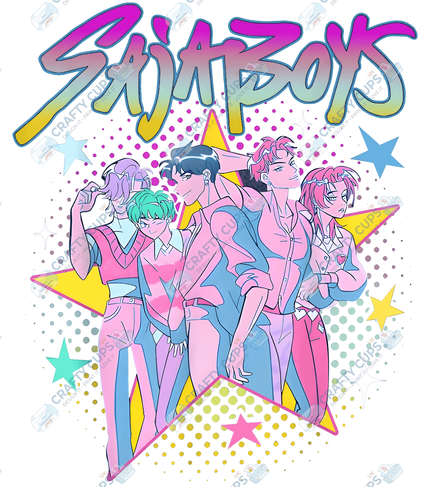 Demon Hunters DTF Transfer – Various Designs & Sizes, Heat Press Ready