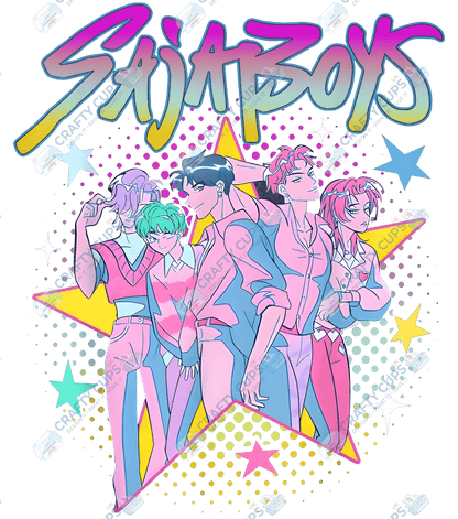 Demon Hunters DTF Transfer – Various Designs & Sizes, Heat Press Ready