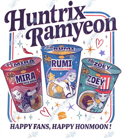 Demon Hunters DTF Transfer – Various Designs & Sizes, Heat Press Ready