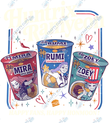 Demon Hunters DTF Transfer – Various Designs & Sizes, Heat Press Ready