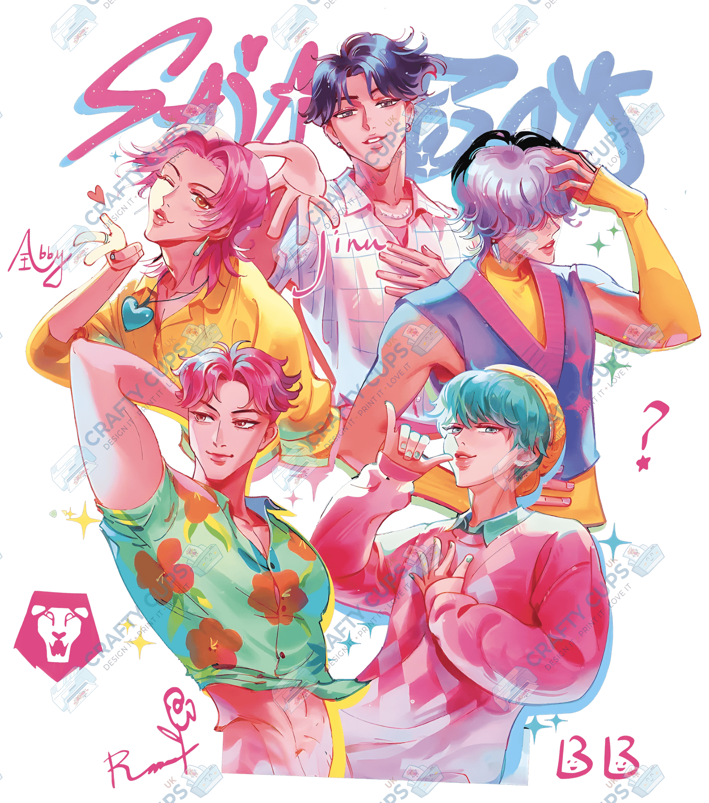 Demon Hunters DTF Transfer – Various Designs & Sizes, Heat Press Ready